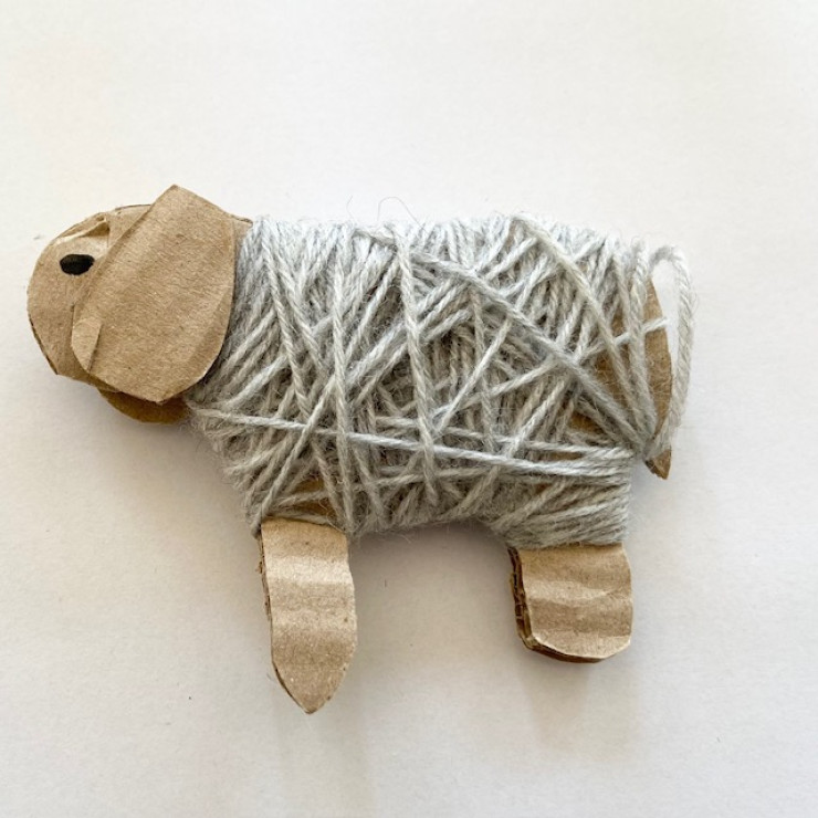 Påskelam  - lysegråt