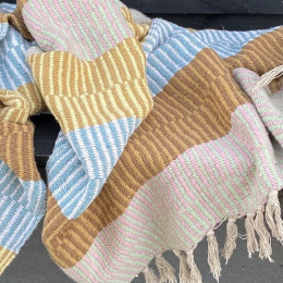 Plaid i fine pastelfarver - Isnel plaid 